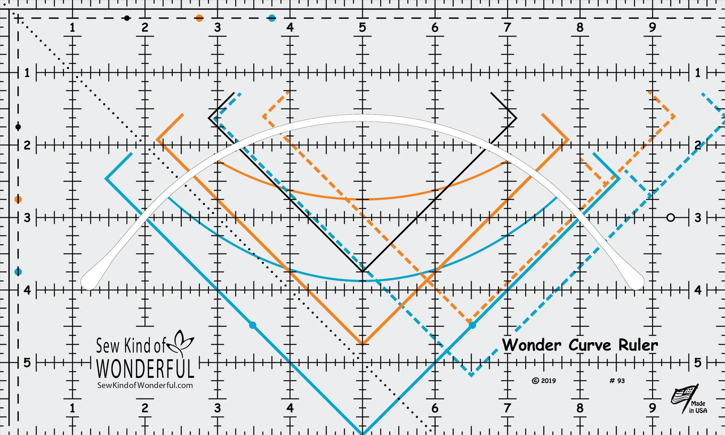 Wonder Curve Ruler 6in x 10in