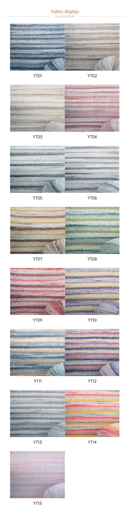 200g Ten Carved Cloud Gradual Woolen Thread  Spray Yarn DIY Hand Woven Yarn  Hook Scarf, Clothes, Hats