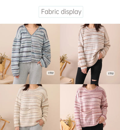 200g Ten Carved Cloud Gradual Woolen Thread  Spray Yarn DIY Hand Woven Yarn  Hook Scarf, Clothes, Hats