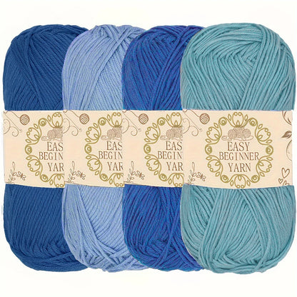 Acrylic Yarn 4-pack, 50G Each Skein