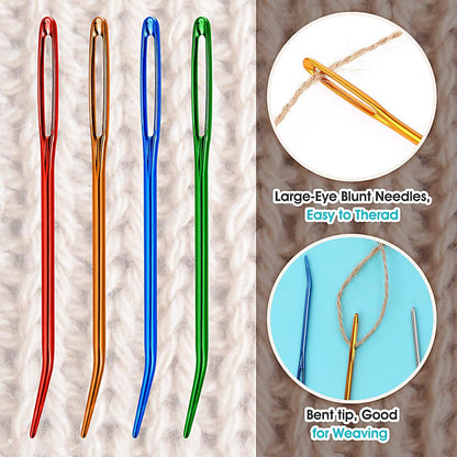 Stainless Steel Large-eye Jumbo Darning Needles