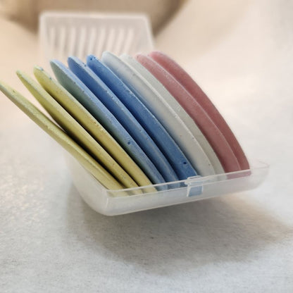 Tailor's Fabric Marking Chalk Set of 10 | Feathered Ene