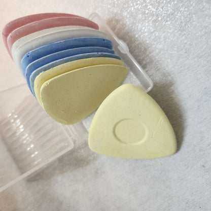 Tailor's Fabric Marking Chalk Set of 10 | Feathered Ene