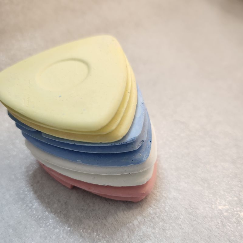 Tailor's Fabric Marking Chalk Set of 10 | Feathered Ene